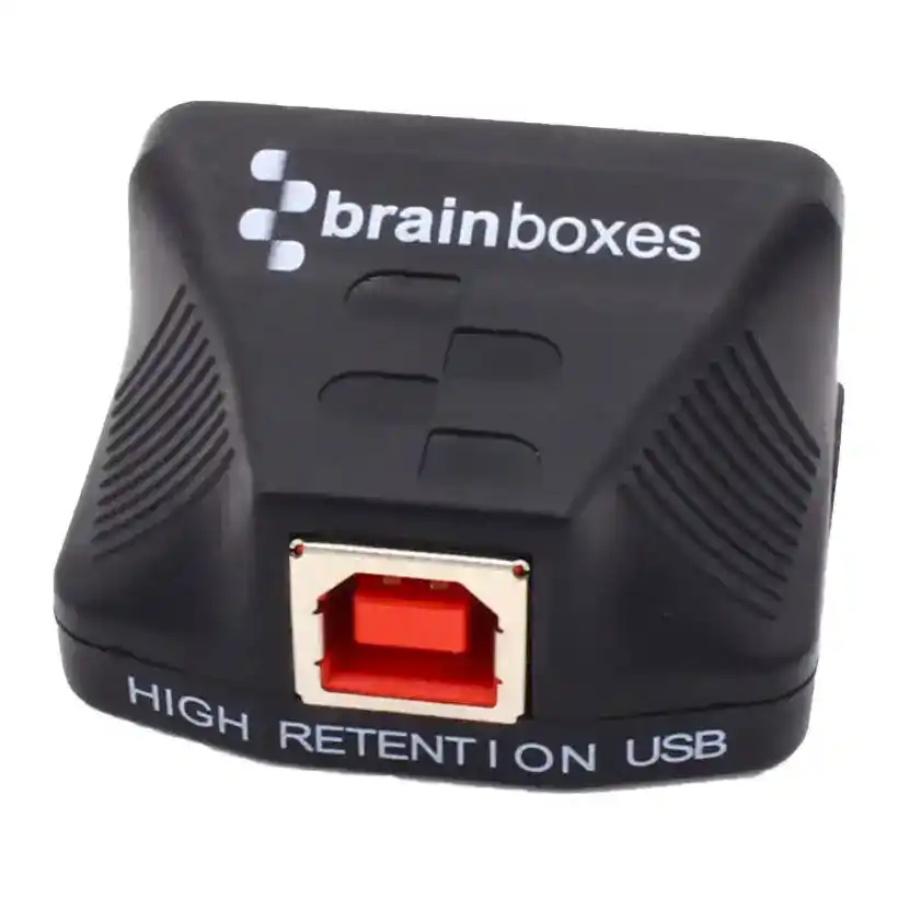 (image for) Brainboxes Isolated Industrial USB-C to RS-232 Serial Adapter